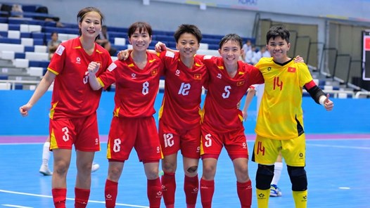 Đội tuyển futsal nữ Việt Nam vẫn xếp hạng 11 thế giới