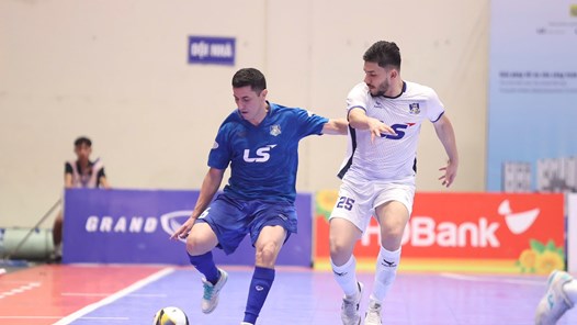 Thái Sơn Bắc hòa kịch tính Thái Sơn Nam TP.HCM ở trận “siêu kinh điển” futsal Việt Nam