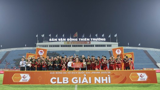 Xác định thứ hạng chung cuộc tại V.League 2025/26