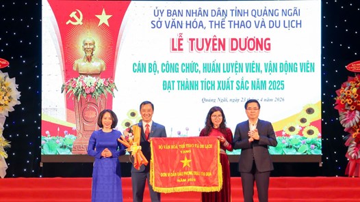 Quảng Ngãi tuyên dương hàng trăm cá nhân tiêu biểu lĩnh vực thể thao