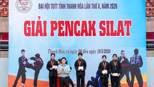 Pencak Silat Thanh Hóa bùng nổ đòn đẹp tại Đại hội TDTT