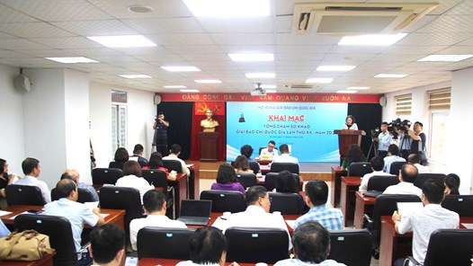 1692 tác phẩm đủ điều kiện tham gia Vòng sơ khảo Giải Báo chí Quốc gia lần thứ XX