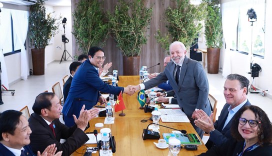 Thủ tướng Phạm Minh Chính hội đàm với Tổng thống Brazil