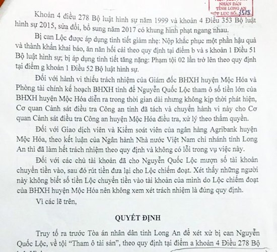 Kế toán trưởng giả mạo chữ ký, tham ô hơn 1,7 tỉ đồng - Anh 1