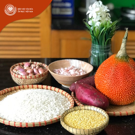 Bánh Khoai gấc hồng ngọc - Anh 1