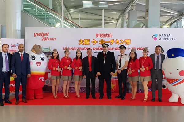 Vietjet khai trương đường bay từ Tp.HCM đến Osaka (Nhật Bản) - Anh 2