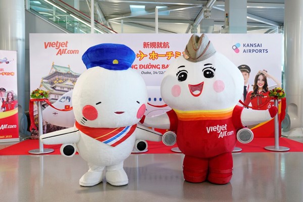 Vietjet khai trương đường bay từ Tp.HCM đến Osaka (Nhật Bản) - Anh 3
