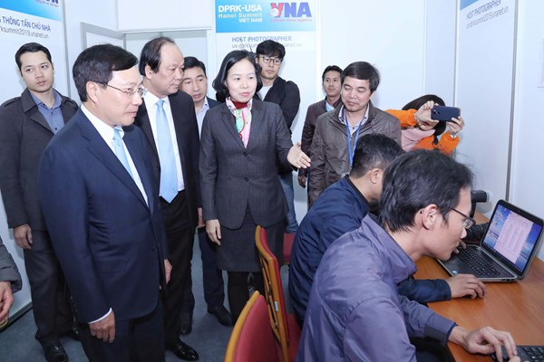 Khai trương Trung tâm Báo chí quốc tế Hội nghị Thượng đỉnh Mỹ - Triều - Anh 3