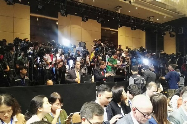 3 giờ trước cuộc họp báo của Tổng thống Mỹ Donald Trump - Anh 1
