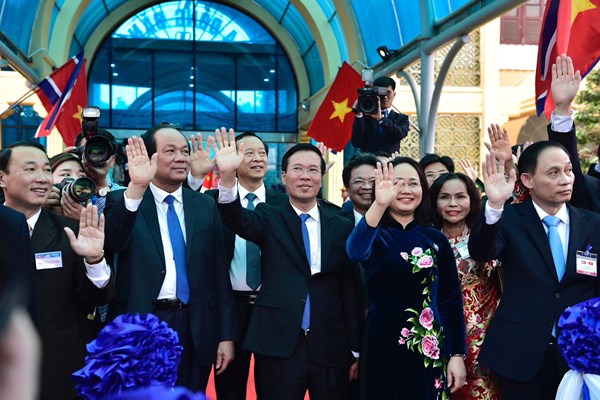 Lễ tiễn Chủ tịch Triều Tiên Kim Jong Un tại ga Đồng Đăng - Anh 4