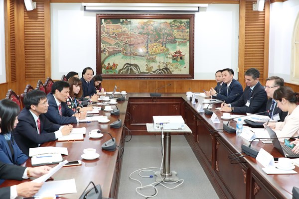 Bộ trưởng Nguyễn Ngọc Thiện làm việc với Đoàn cấp cao Hội đồng kinh doanh Hoa Kỳ - ASEAN - Anh 1