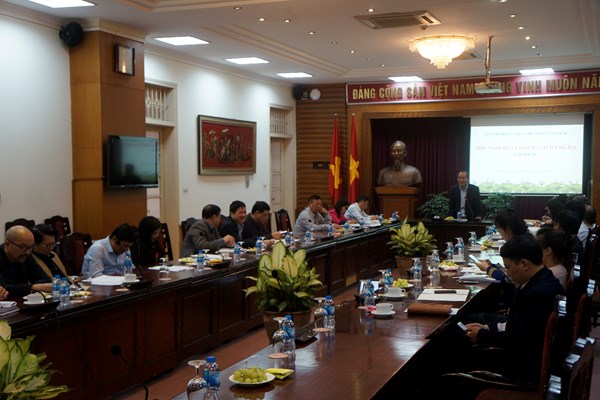Hội nghị Ban chấp hành Đảng bộ Bộ VHTTDL lần thứ 16 - Anh 2