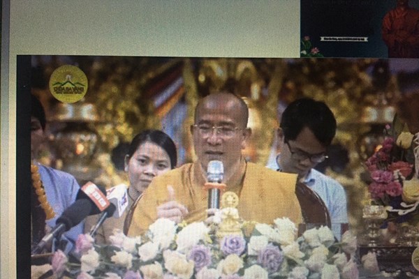 Quảng Ninh:​​​​​​​ Thành phố Uông Bí làm việc với chùa Ba Vàng - Anh 4