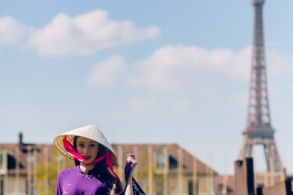 Trình diễn áo dài Việt  tại trụ sở chính UNESCO - Anh 4