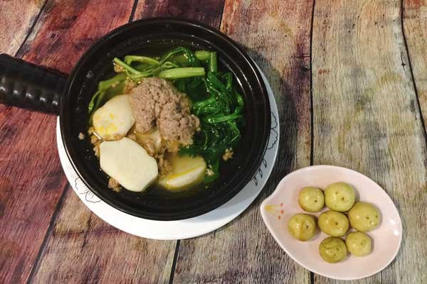Cách nấu canh cua khoa sọ rau rút đơn giản - Anh 1