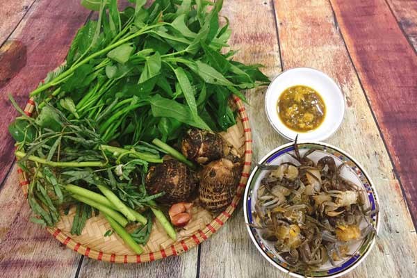 Cách nấu canh cua khoa sọ rau rút đơn giản - Anh 2