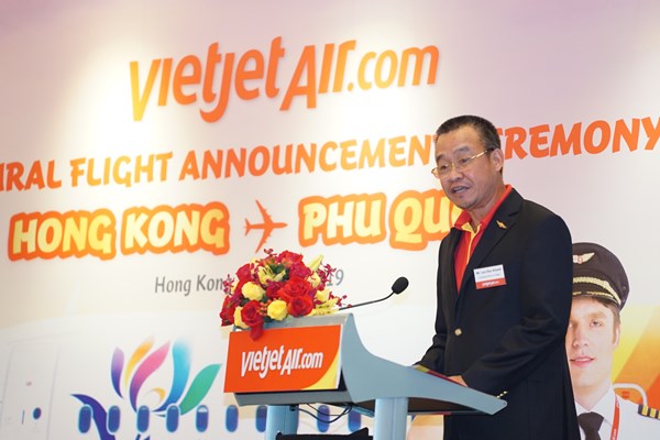 Vietjet khai trương thương mại đường bay thẳng Phú Quốc - Hồng Kông - Anh 1