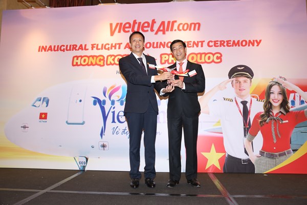 Vietjet khai trương thương mại đường bay thẳng Phú Quốc - Hồng Kông - Anh 4