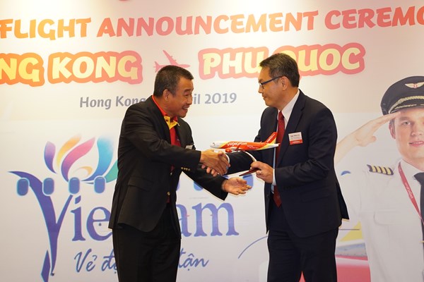 Vietjet khai trương thương mại đường bay thẳng Phú Quốc - Hồng Kông - Anh 5