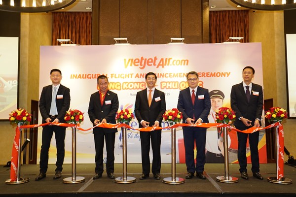 Vietjet khai trương thương mại đường bay thẳng Phú Quốc - Hồng Kông - Anh 6