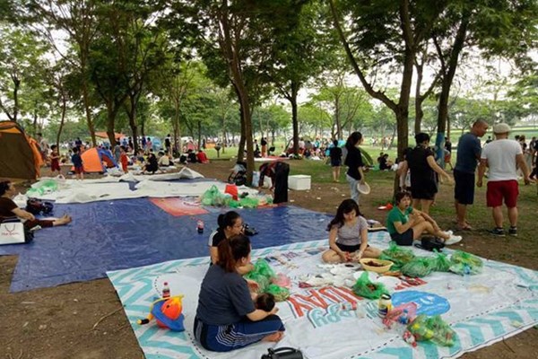 Khám phá 4 điểm cắm trại tuyệt đẹp ngay giữa Hà Nội trong dịp nghỉ lễ - Anh 3