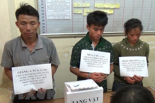 Sơn La: Bắt ba đối tượng, thu hơn 7.000 viên ma túy tổng hợp - Anh 1