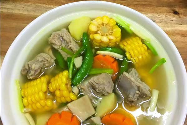 Hướng dẫn cách nấu canh sườn rau củ - Anh 1