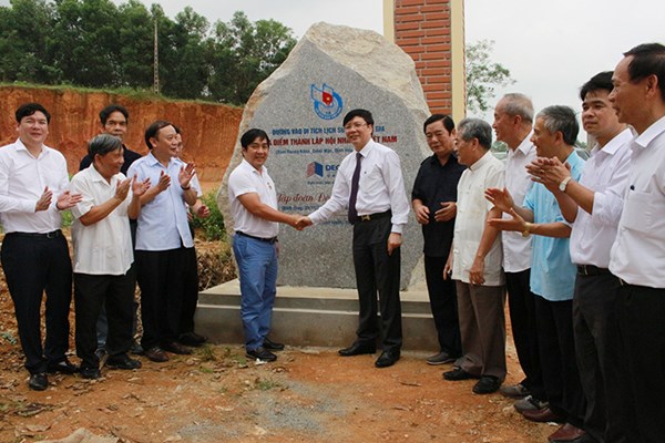 Khánh thành đường vào di tích lịch sử quốc gia “Địa điểm thành lập Hội Nhà báo Việt Nam” - Anh 3