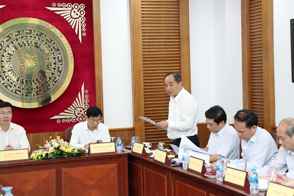 Tiểu ban Văn kiện Đại hội XIII của Đảng làm việc với Bộ VHTTDL - Anh 3