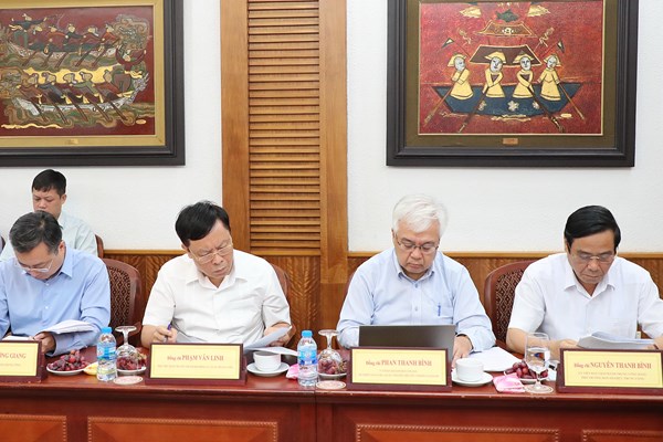 Tiểu ban Văn kiện Đại hội XIII của Đảng làm việc với Bộ VHTTDL - Anh 4