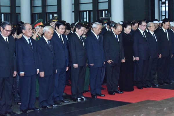 Lễ Quốc tang nguyên Chủ tịch nước, Đại tướng Lê Đức Anh - Anh 2