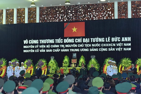 Lễ truy điệu nguyên Chủ tịch nước, Đại tướng Lê Đức Anh - Anh 1