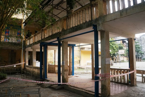 Trường THPT Trương Định (Hà Nội)  bị xuống cấp nghiêm trọng: Biết rồi, hãy chờ đấy... - Anh 1