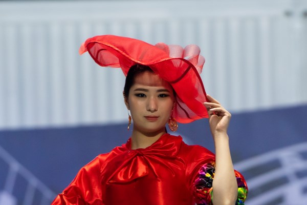 Áo dài của nhà thiết kế Việt mở màn ASEAN Week 2019 - Anh 5