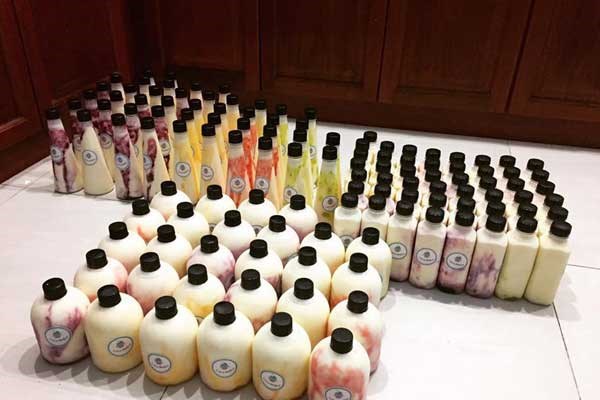 Hướng dẫn cách làm sữa chua uống đơn giản tại nhà - Anh 5