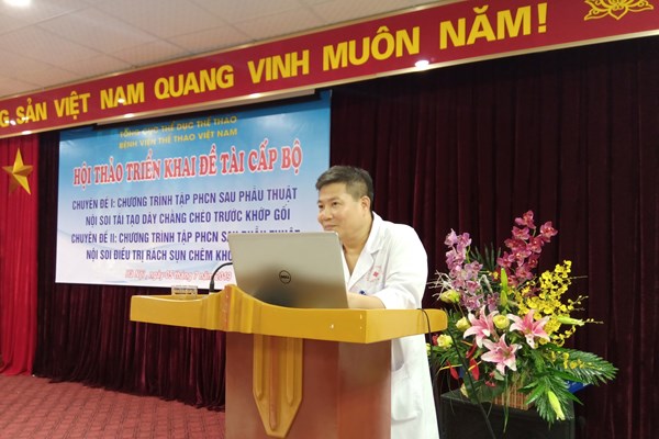 Bệnh viện Thể thao tổ chức Hội thảo khoa học về chấn thương thể thao - Anh 1