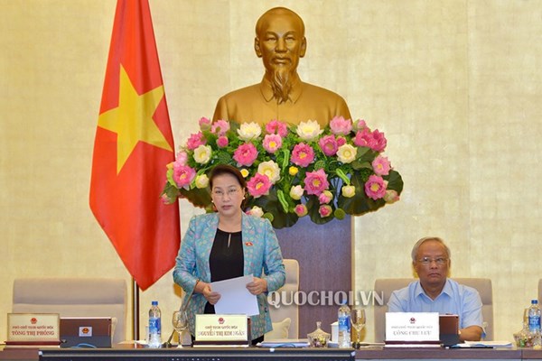 Khai mạc phiên họp thứ 35 của Uỷ ban Thường vụ Quốc hội khoá XIV - Anh 2