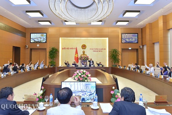 Khai mạc phiên họp thứ 35 của Uỷ ban Thường vụ Quốc hội khoá XIV - Anh 1
