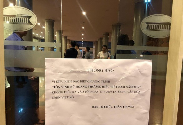 Huỷ chương trình 