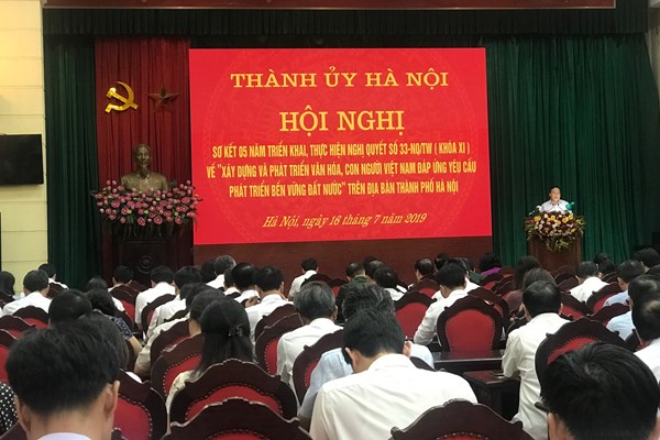 Hà Nội sơ kết 5 năm thực hiện Nghị quyết số 33: Hài hòa mối quan hệ giữa văn hóa và kinh tế - Anh 2