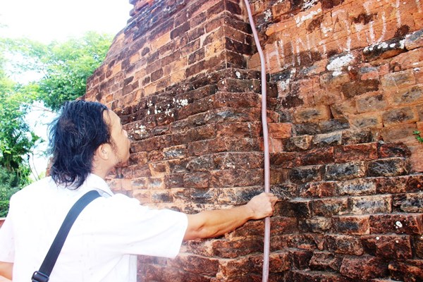 Di tích quốc gia đặc biệt tháp Nhạn đang bị xâm hại - Anh 2