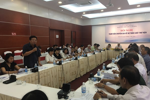 Đẩy nhanh tiến độ hoàn thiện Dự án Luật Thư viện - Anh 3