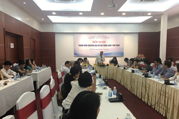 Đẩy nhanh tiến độ hoàn thiện Dự án Luật Thư viện - Anh 1