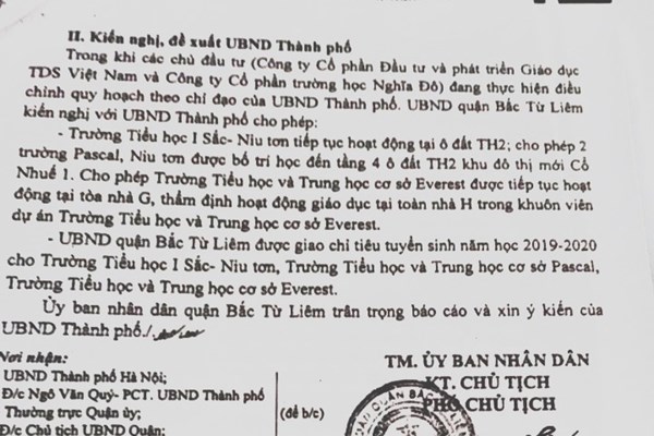 Trường tiểu học Newton: Sai phạm nghiêm trọng vẫn được giao chỉ tiêu? - Anh 2