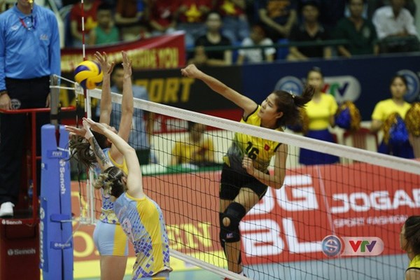 Đội tuyển bóng chuyền nữ Việt Nam vào chơi trận bán kết VTV Cup 2019 - Anh 2