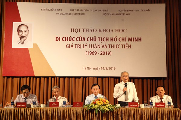 Di chúc Bác Hồ, những giá trị còn mãi - Anh 1