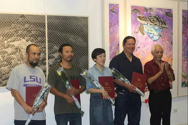 "Đánh cắp giấc mơ" đoạt giải Nhất Giải thưởng Mỹ thuật Việt Nam 2019 - ảnh 1