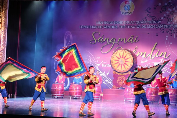 Liên hoan nghệ thuật quần chúng Công đoàn Bộ VHTTDL: Bất ngờ và ấn tượng - Anh 5