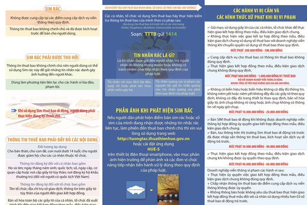 TT-HUẾ: “Dọn sạch” sim rác và tin nhắn rác để ngăn chặn “tín dụng đen” - Anh 2