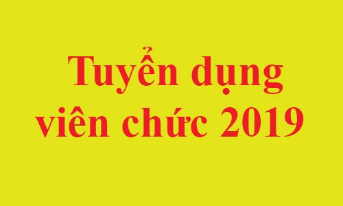 THÔNG BÁO Tuyển dụng viên chức năm 2019 của Thư viện Quốc gia Việt Nam - Anh 1